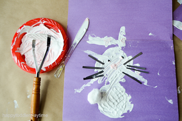 easter bunny craft for toddlers and preschoolers