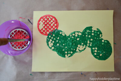 Potato Masher Caterpillar Craft - Happy Toddler Playtime