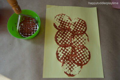 Potato Masher Ice Cream Craft - Happy Toddler Playtime