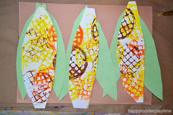 potato masher corn craft for toddlers and preschoolers