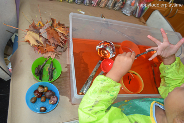 fall activity for toddlers and preschoolers
