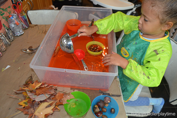 fall activity for toddlers and preschoolers