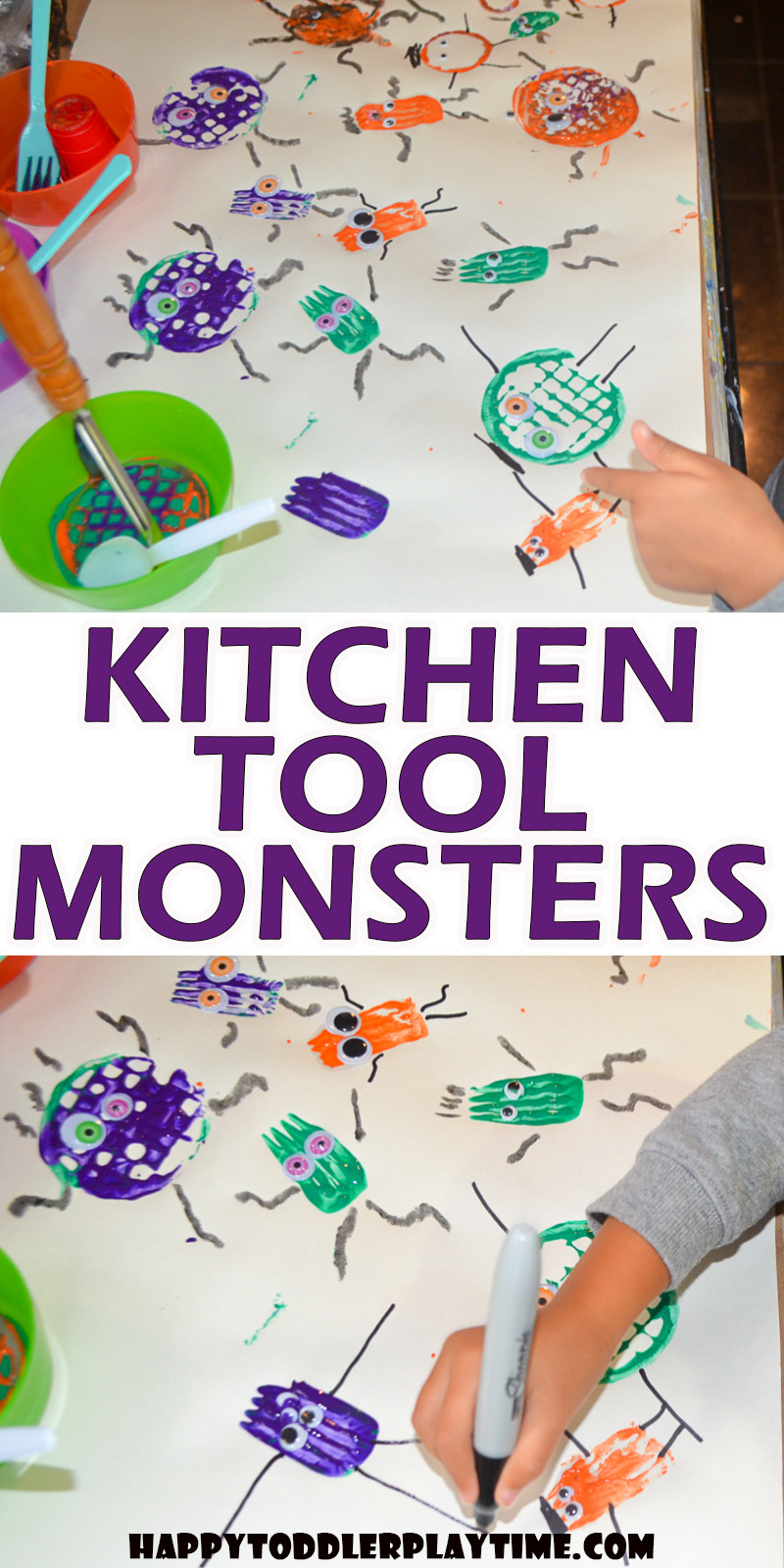 Kitchen Tool Halloween Monster Craft 