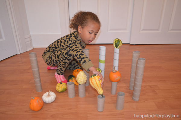 Fall STEM Activity for toddlers and preschoolers