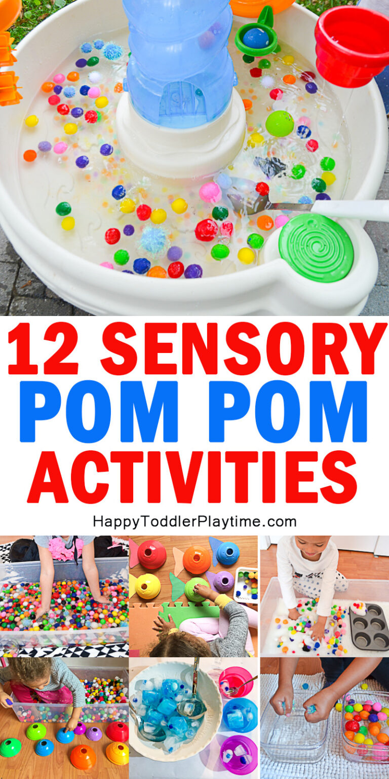 50+ Pom Pom Crafts & Activities - Happy Toddler Playtime
