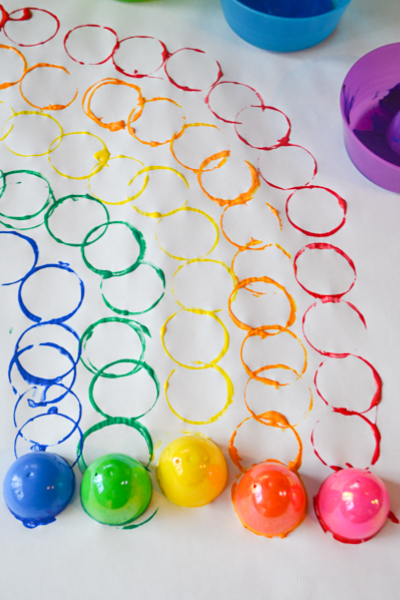 Easter Egg Rainbow Craft for toddlers & Preschoolers 
