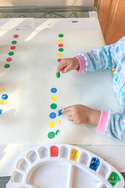 Early Math Pattern Making Activity for toddlers & Preschooler