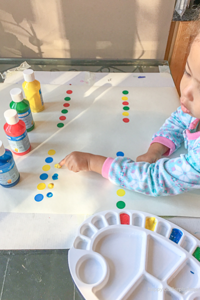 Early Math Pattern Making Activity for toddlers & Preschooler