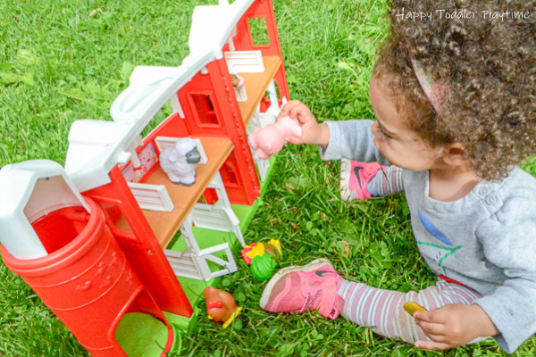 Fun outdoor activity for toddlers
