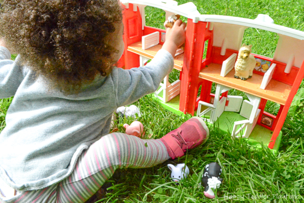 Fun outdoor activity for toddlers