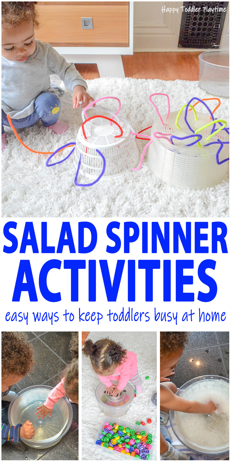 10 Salad Spinner Toddler Activities Happy Toddler Playtime