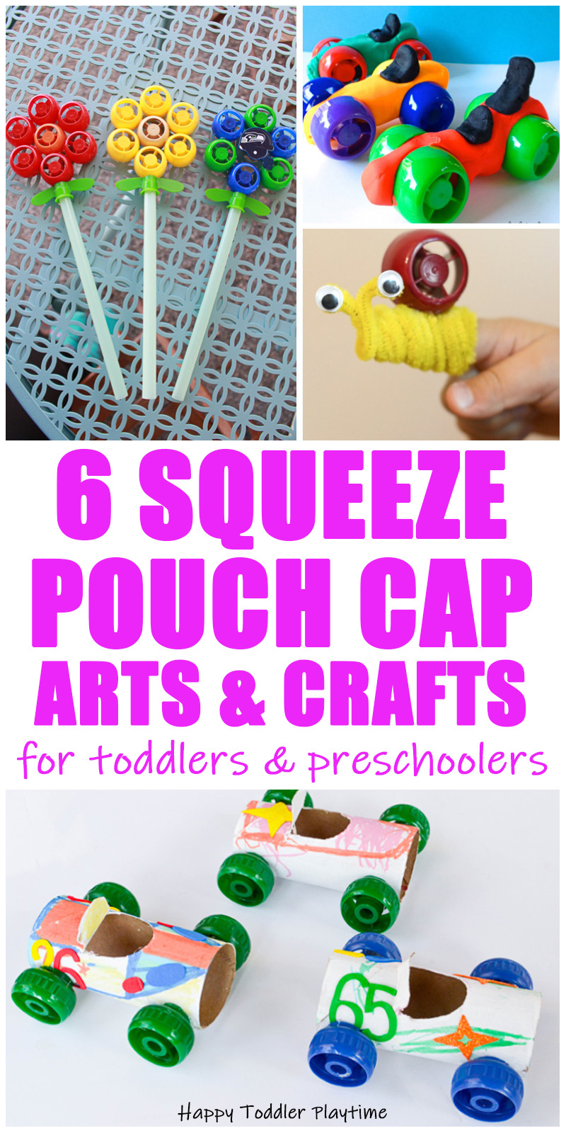 30+ Squeeze Pouch Cap Activities Happy Toddler Playtime