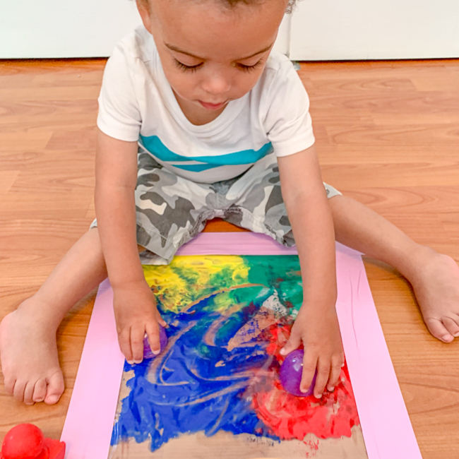 Mess Free activity for babies and toddlers