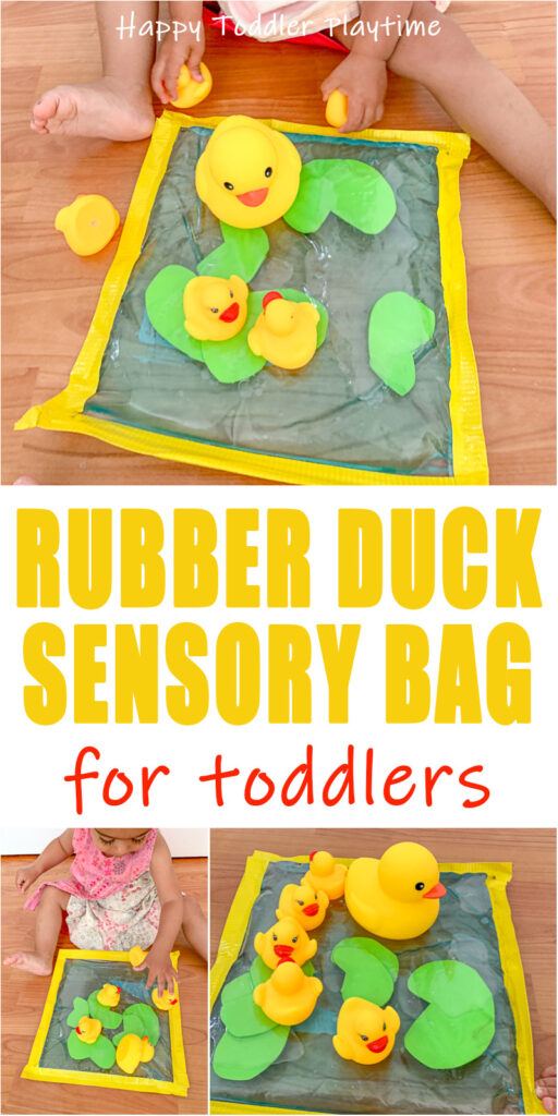 Rubber Duck Pond activity for babies and toddlers