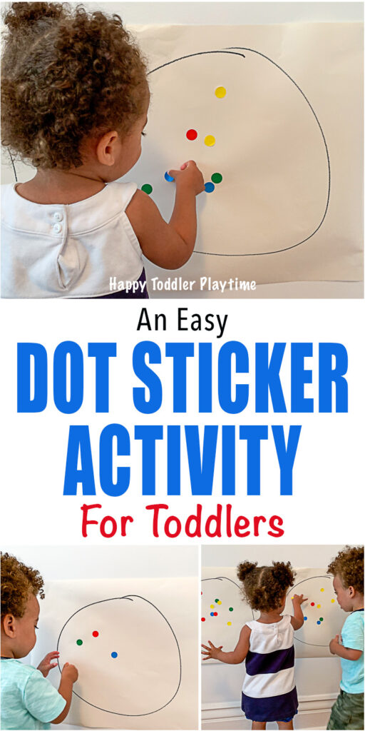 Dot Sticker Activity for toddlers