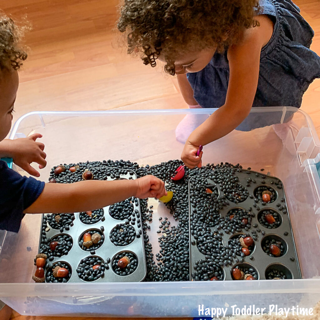 an easy toddler activity for fall
