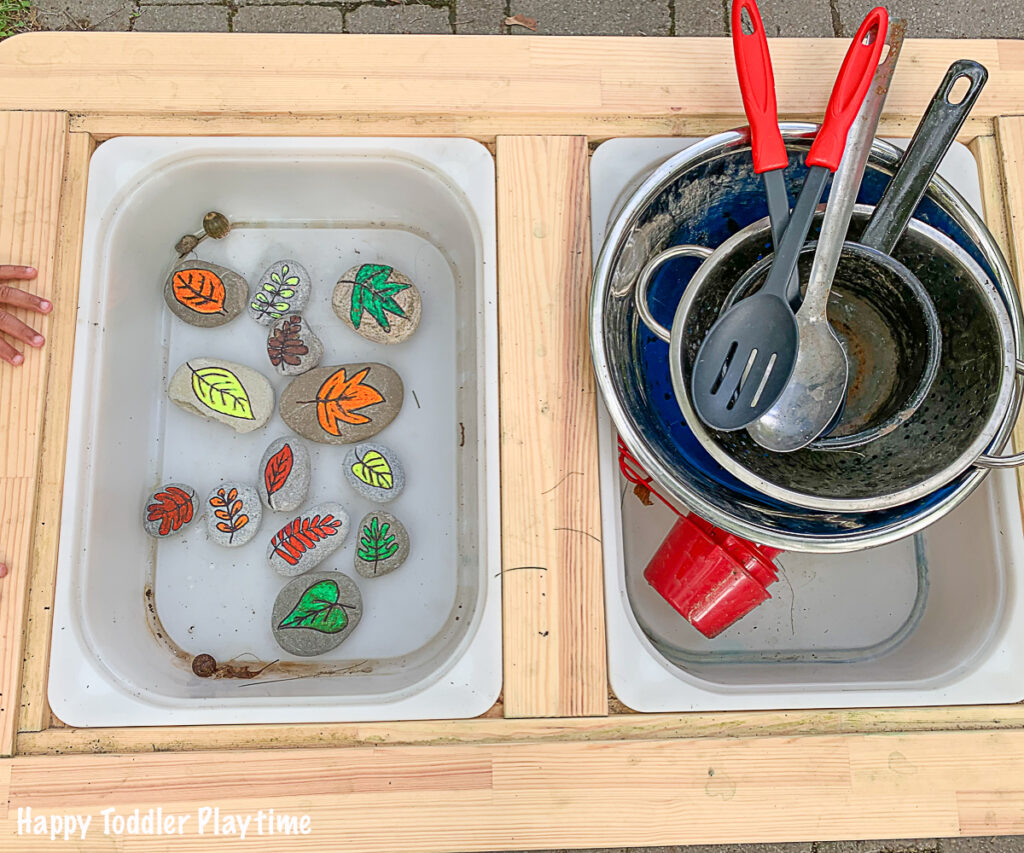water sensory activity for toddler for Fall