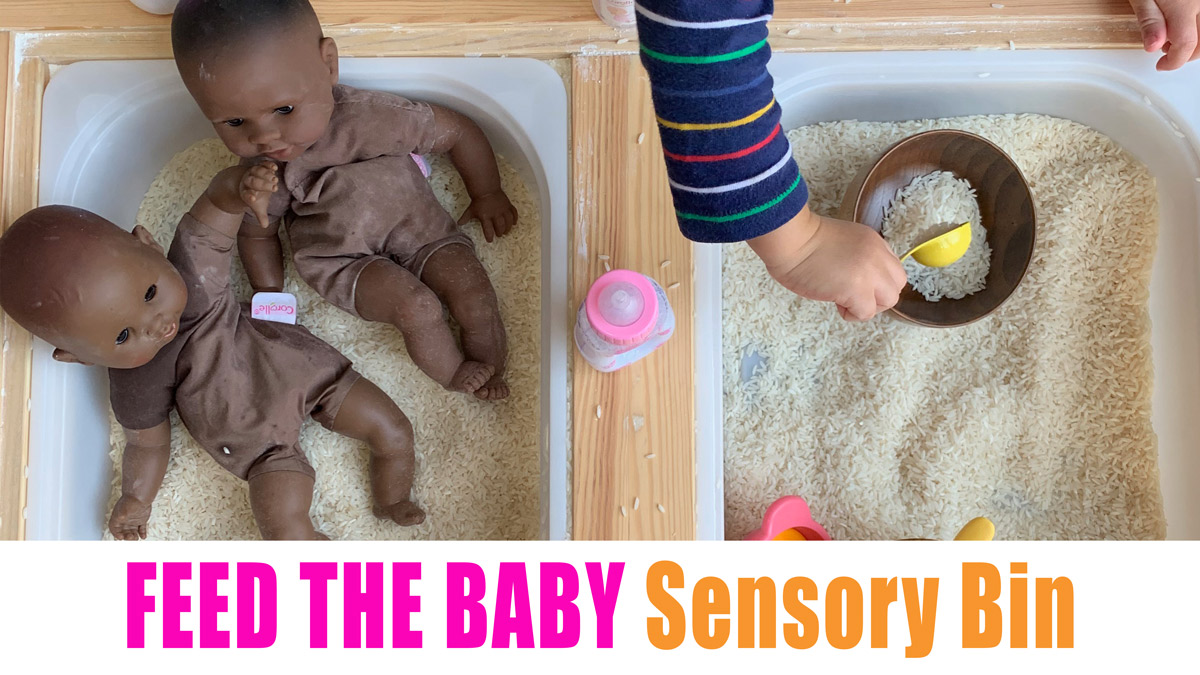 feed the baby toddler activity