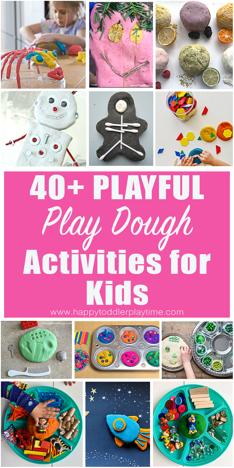 40+ Easy Play Dough Activities Happy Toddler Playtime