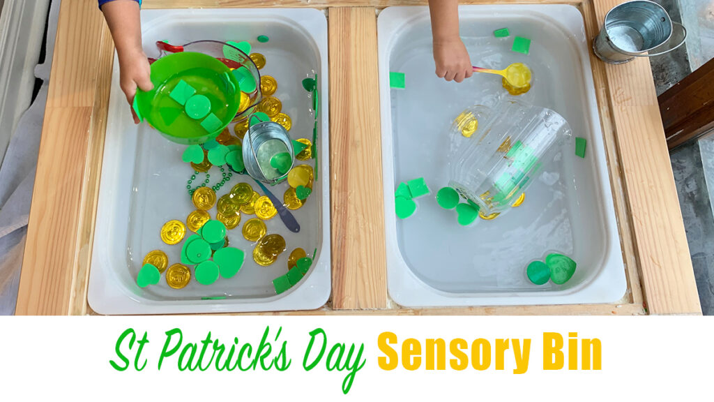 St Patrick's Day Sensory Activity - Happy Toddler Playtime
