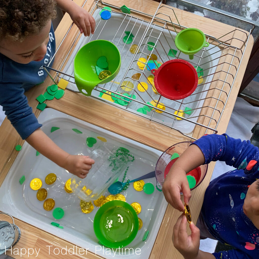 st patricks day sensory activity for toddlers and preschoolers 