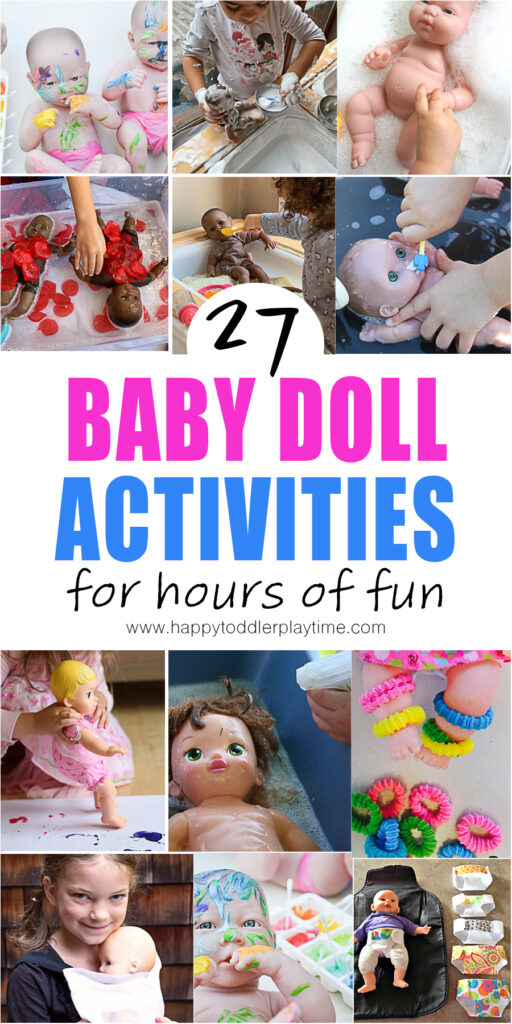baby doll activities for toddlers and preschoolers and kindergartners 