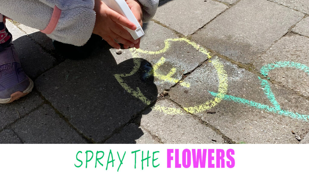 Spray The Flower Letters Activity Happy Toddler Playtime