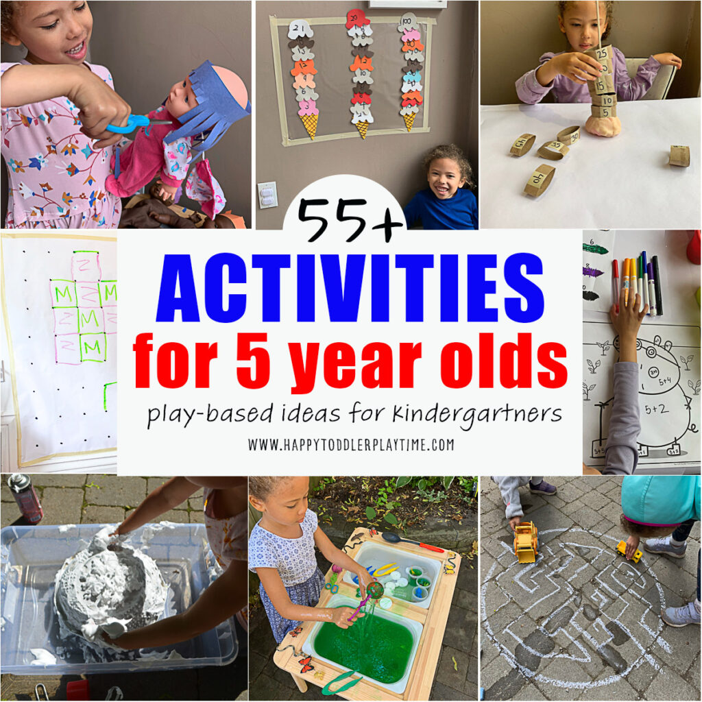 55+ Easy Activities for 5 Year Olds - Happy Toddler Playtime