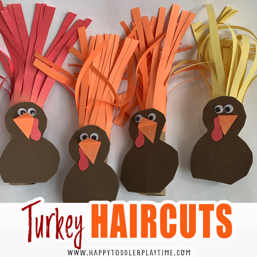 Turkey haircuts thanksgiving kids activity