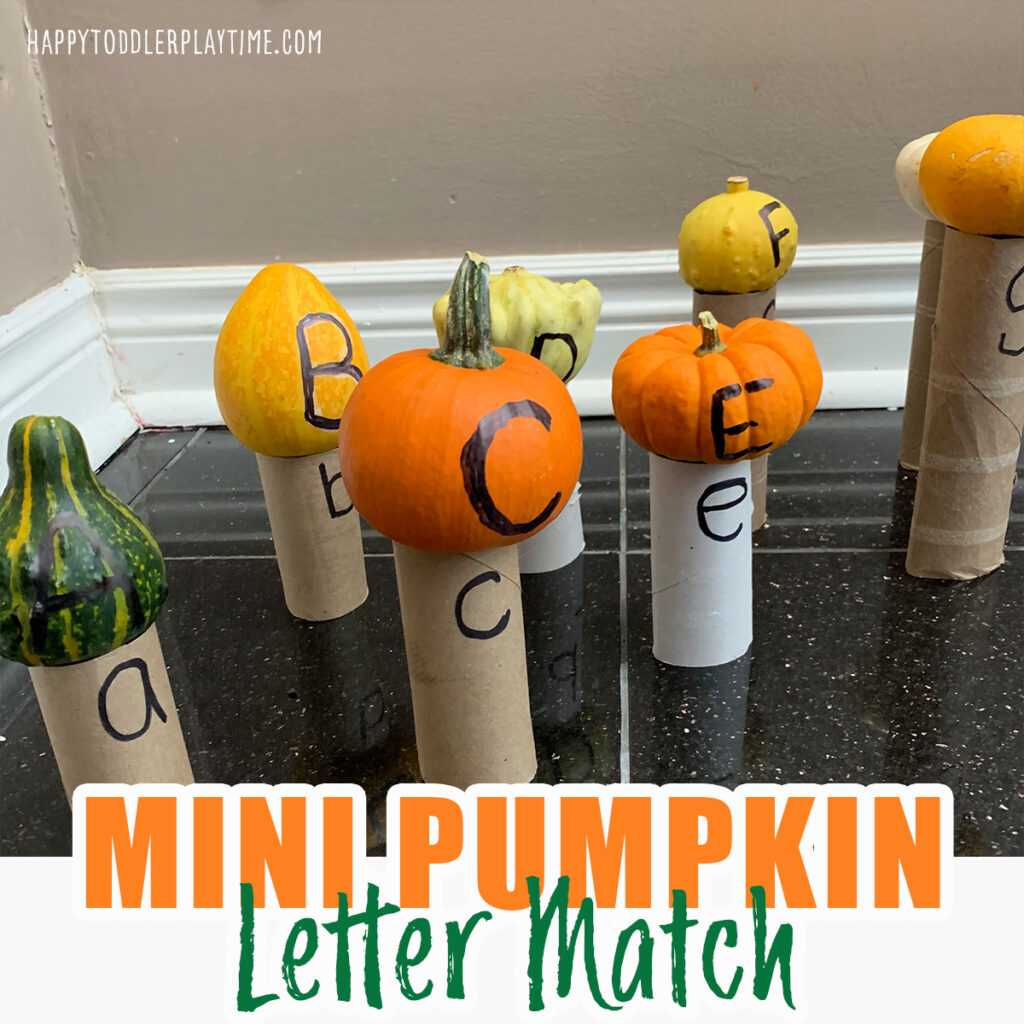 mini pumpkin letter match fall halloween activity
