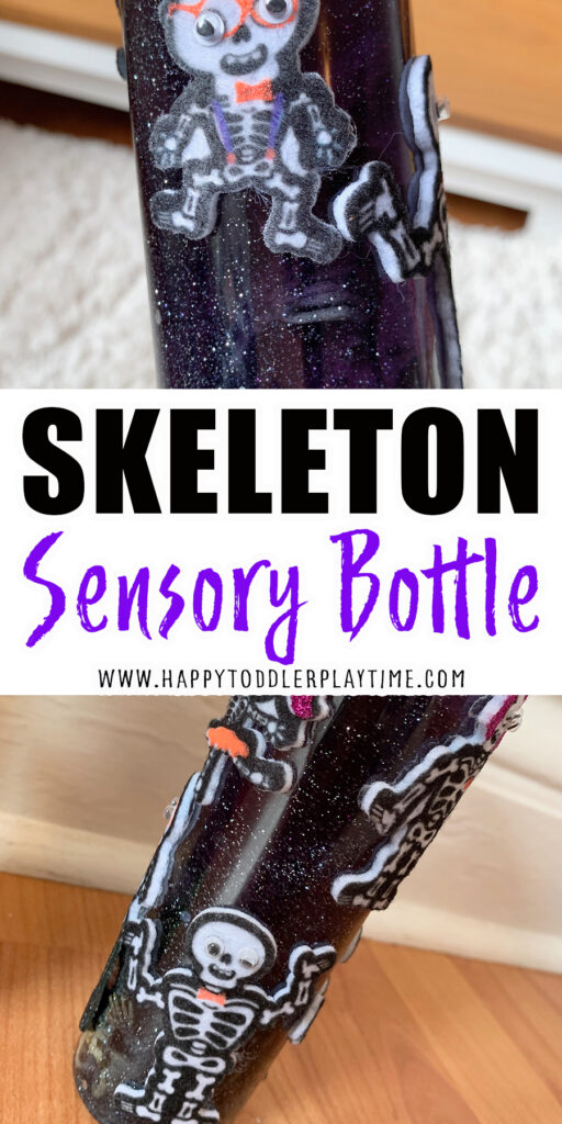 skeleton sensory bottle