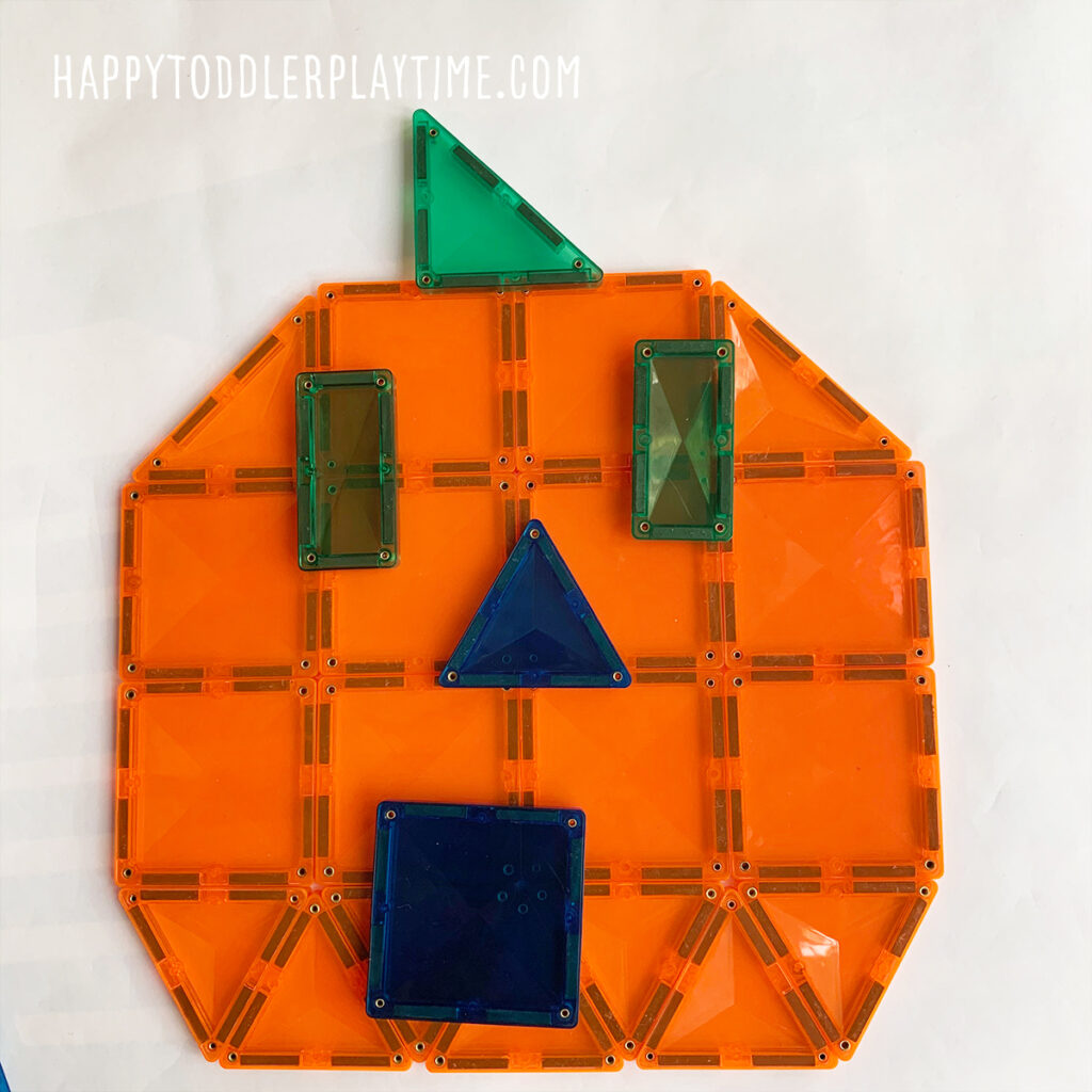 pumpkin faces for toddlers and preschoolers