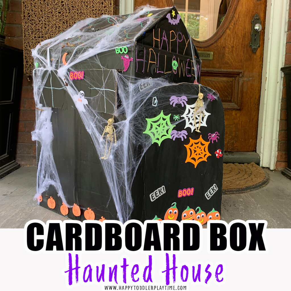 cardboard box haunted house