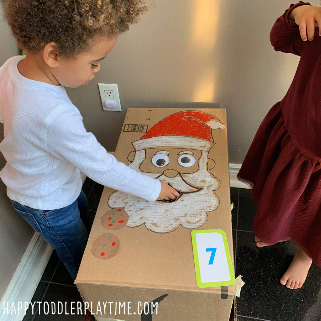 Feed Santa Cookie Game for Toddlers and Preschoolers