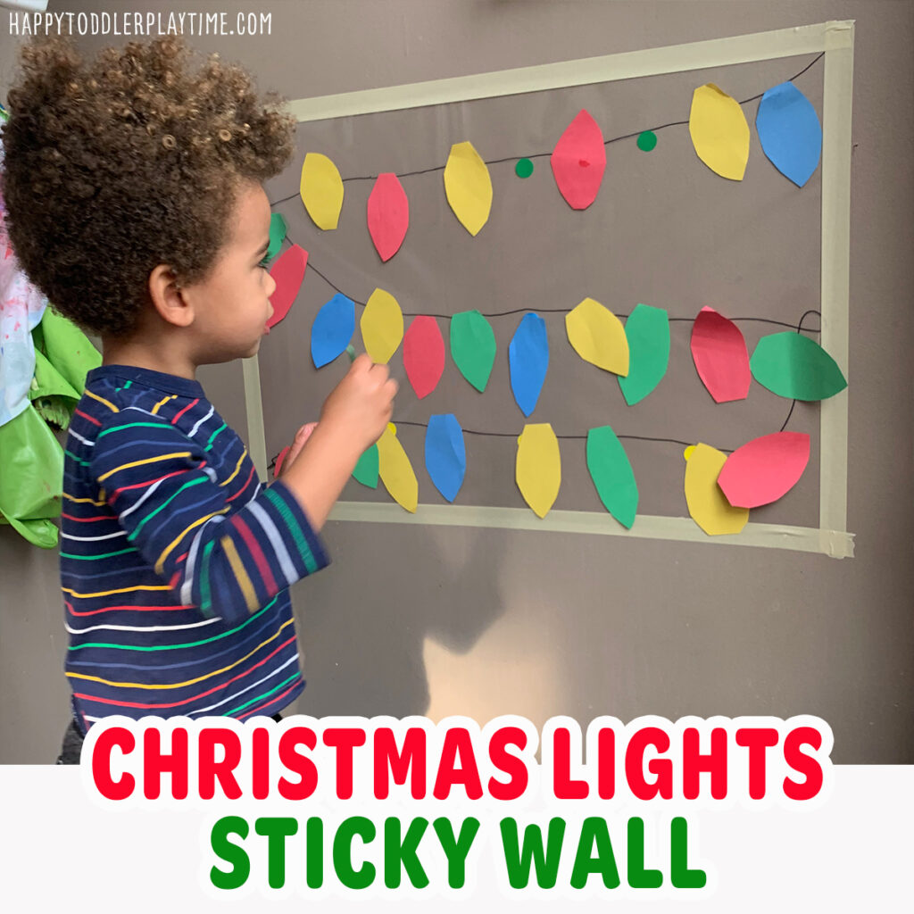 Christmas Light Sticky Wall