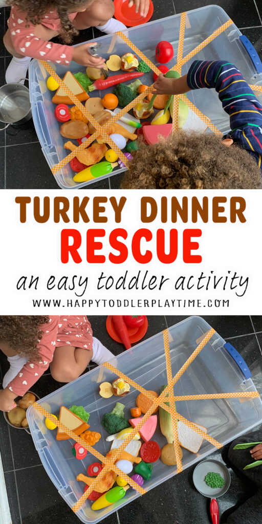 Turkey Dinner Rescue Sensory Bin