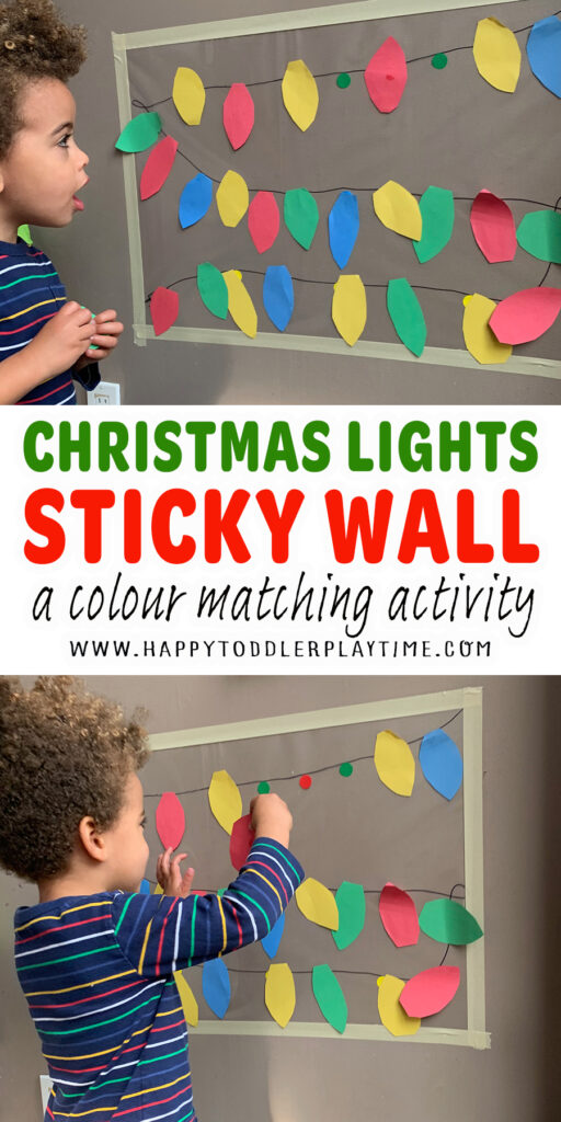 Christmas Light Sticky Wall