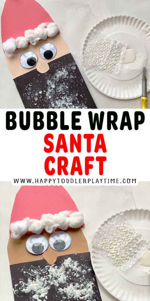 Bubble Wrap Santa Craft