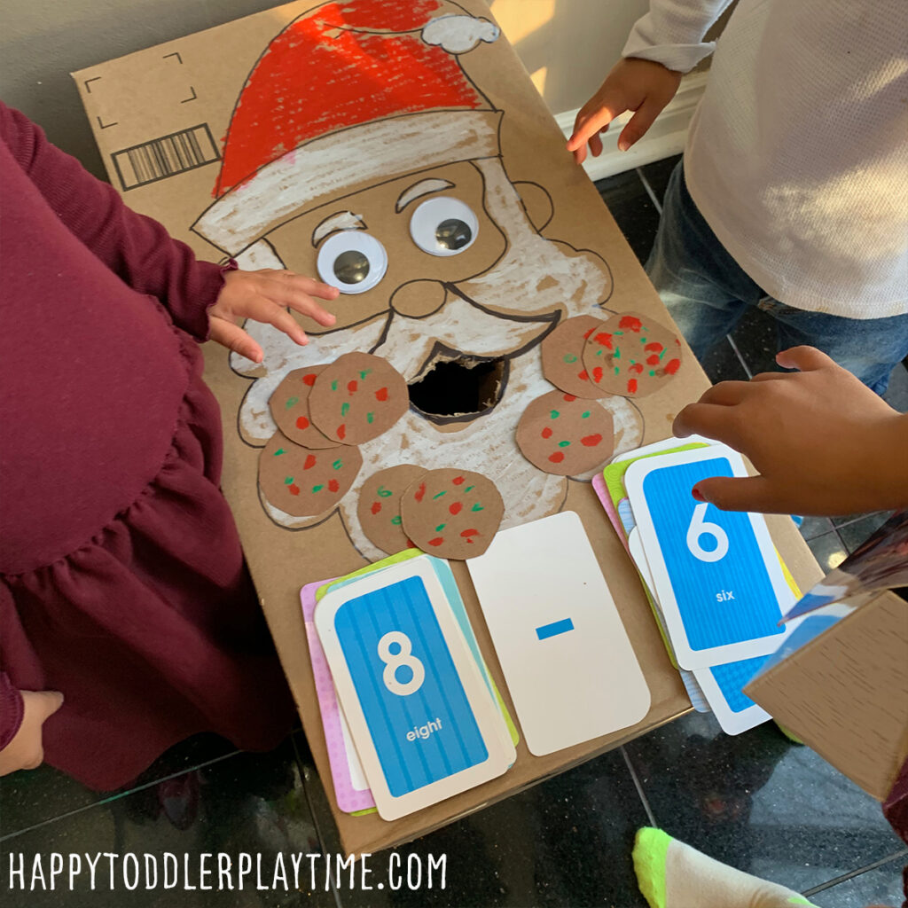Feed Santa Cookie Game for Toddlers and Preschoolers