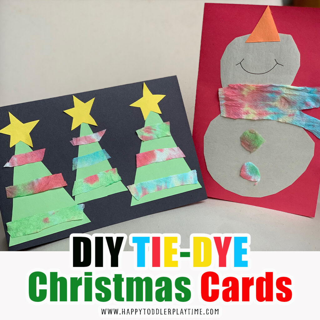 25 DIY Homemade Christmas Cards Kids Can Make