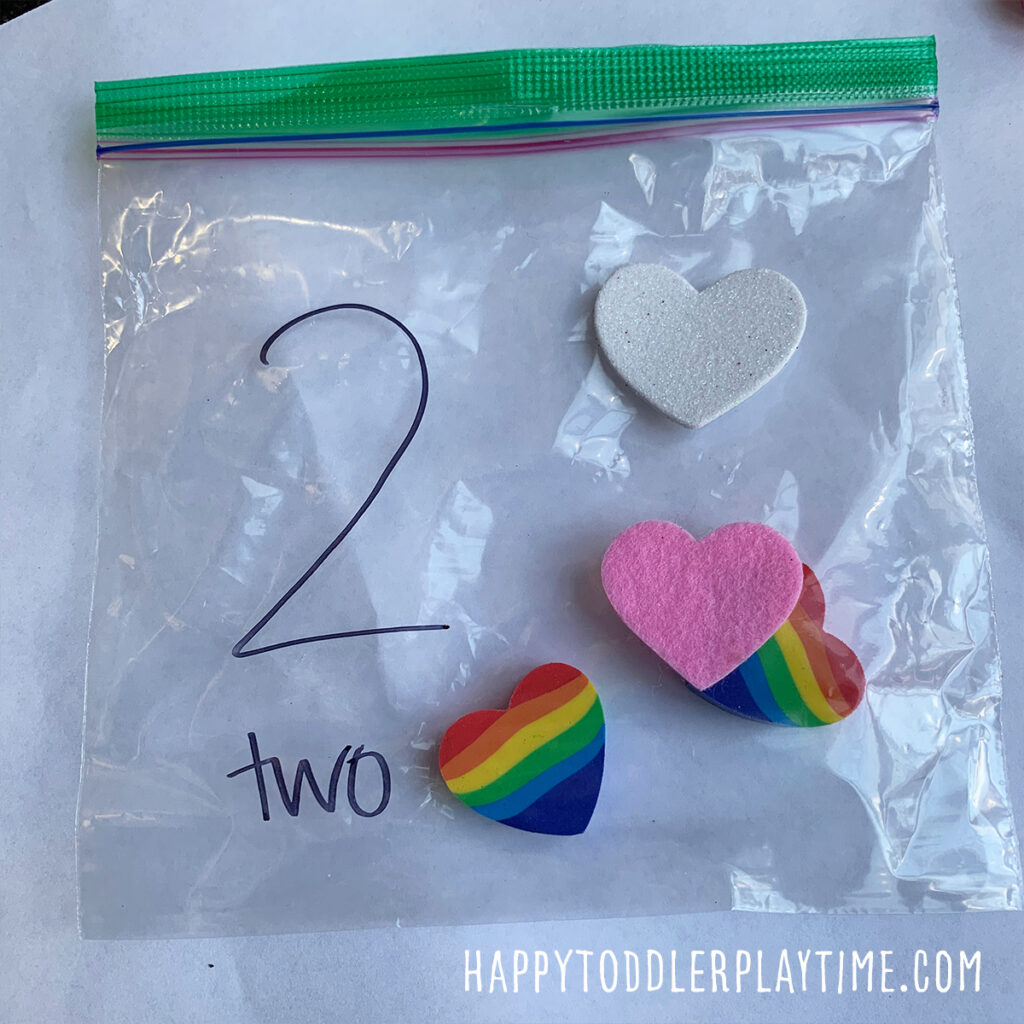 Heart Counting Bags