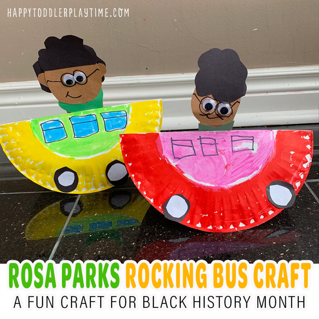 Rosa Parks Rocking Bus Craft