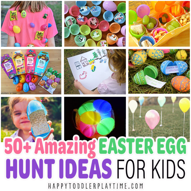 50+ Amazing Easter Egg Hunt Ideas for Kids - Happy Toddler Playtime
