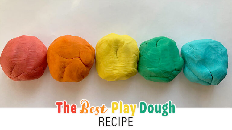 The Best Homemade (Super Easy &amp; Soft) Playdough Recipe - Happy Toddler ...