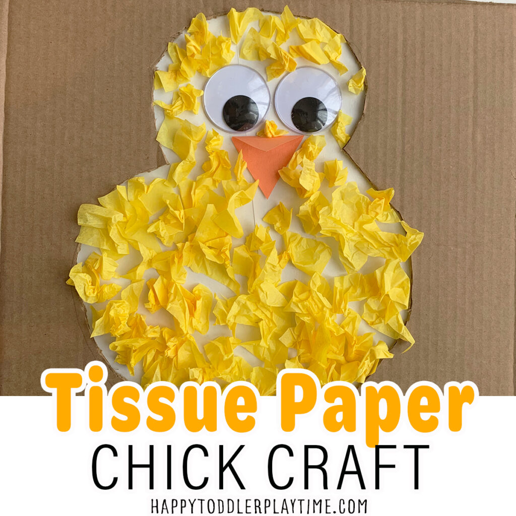 Adorable Tissue Paper Chick Craft
