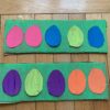 Easter Egg Number Match Puzzle Sensory Bin - Happy Toddler Playtime