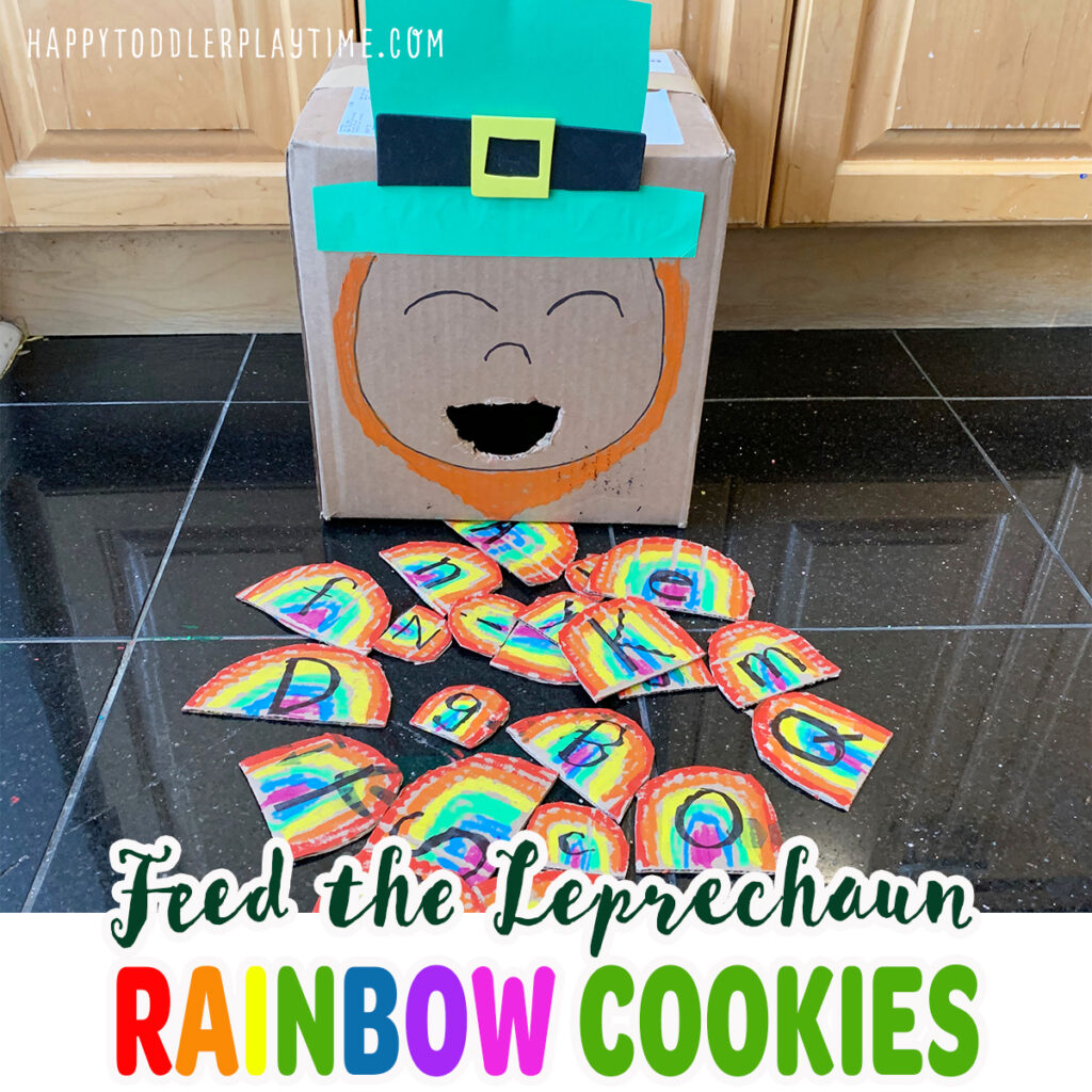 Feed Leprechaun Rainbow Cookies Game