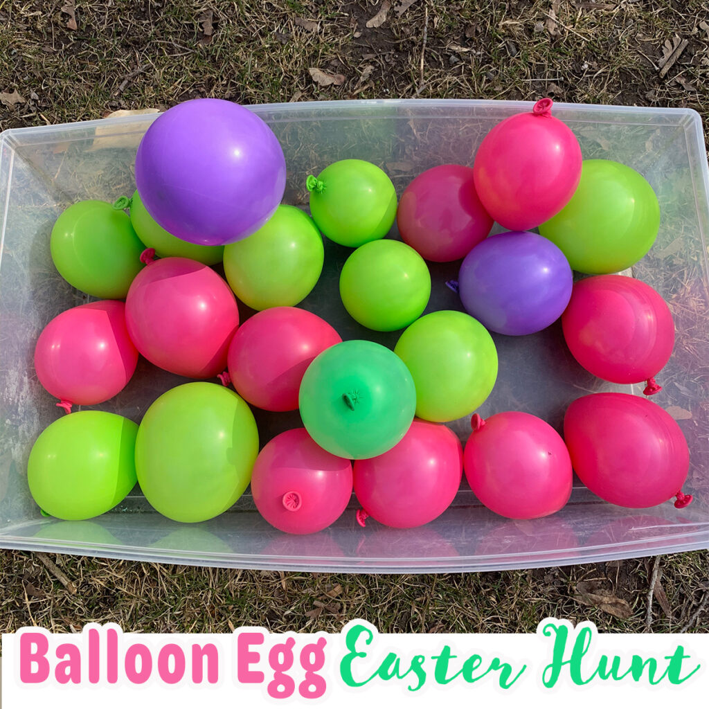 Balloon Egg Easter Hunt For Kids