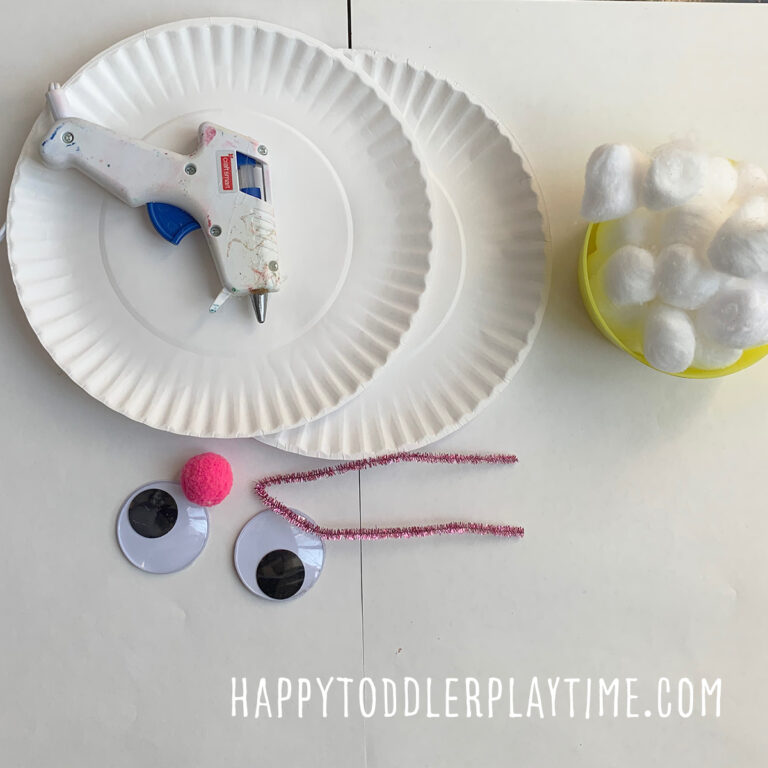 Fun Paper Plate Easter Bunny Craft for Kids - Happy Toddler Playtime