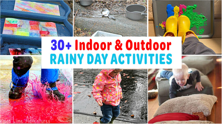 30+ Fun & Easy Rainy Day Activities for Kids - Happy Toddler Playtime